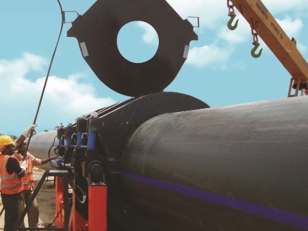 Машина электрическая для сварки пластиковых труб, применение